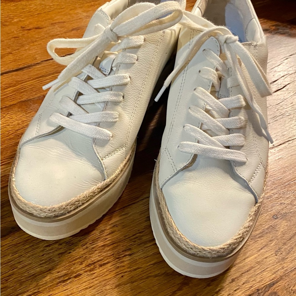 Dolce Vita Tinley Platform white sneakers